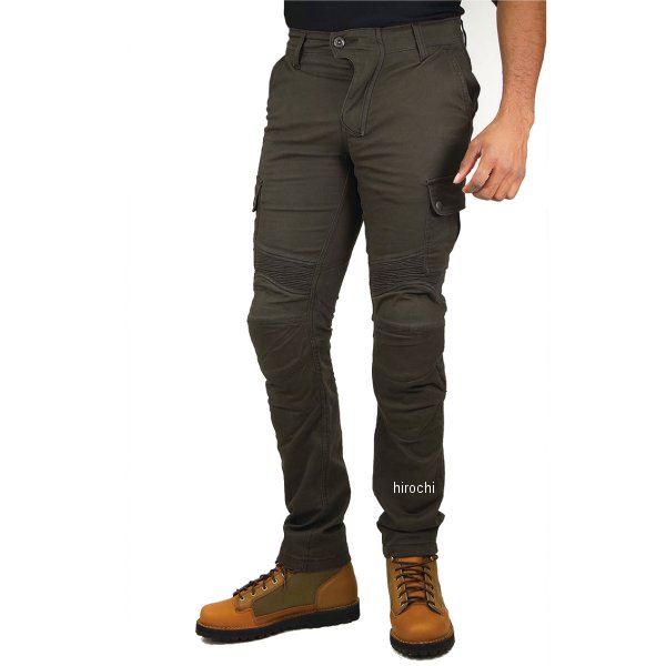 【メーカー在庫あり】 コミネ KOMINE 春夏モデル レディース プロテクトライディングコットンカーゴパンツ ディープオリーブ WMサイズ PK-7443 HD店