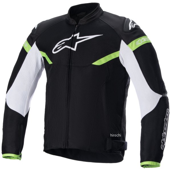 アルパインスターズ 春夏モデル AXIOM SUPERAIR ジャケット ASIA 黒/白/グリーンフロー Sサイズ 3304421 HD店(2)