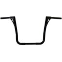 部品屋K&W バガー ハンドルバー 08-21年 FLHT/FLHX 1-1/4インチ 15インチ 黒 K928110 HD店