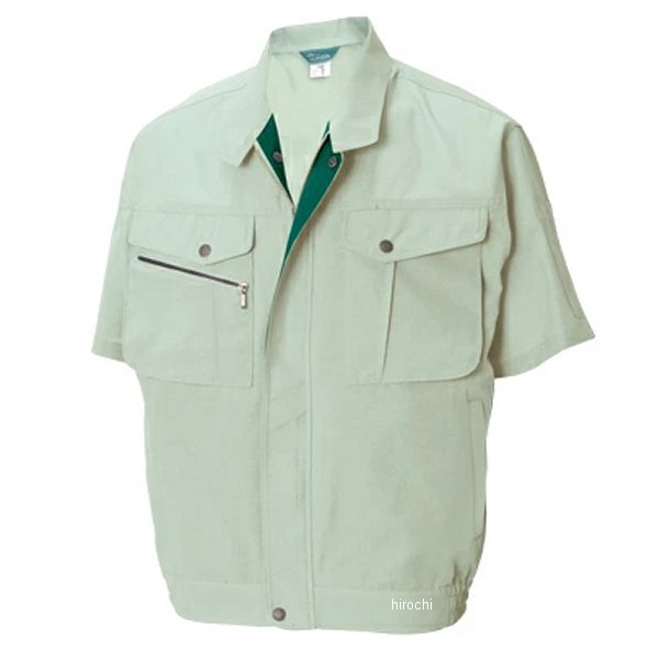 【メーカー在庫あり】 TSデザイン 半袖ブルゾン アースグリーン 5Lサイズ 7156 HD店