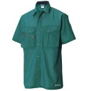 【メーカー在庫あり】 TSデザイン 半袖シャツ 緑 4Lサイズ 7155 HD店(2)