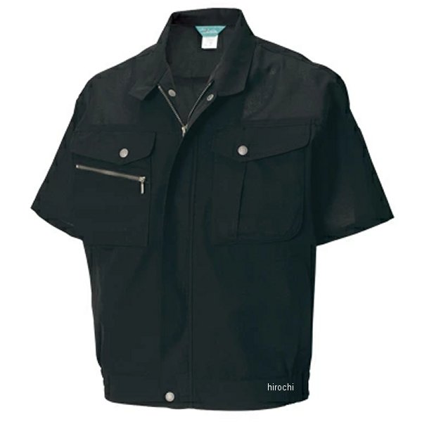 【メーカー在庫あり】 TSデザイン 半袖ブルゾン 黒 6Lサイズ 7156 HD店