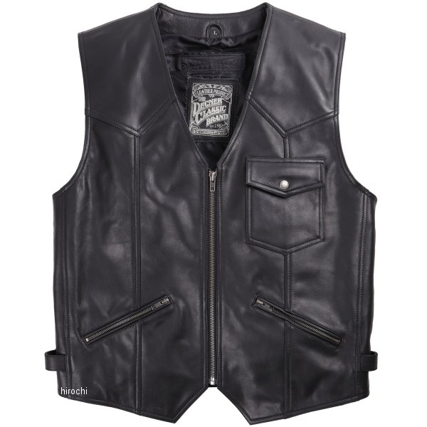 デグナー DEGNER レザーベスト 黒 Mサイズ V-17 HD店