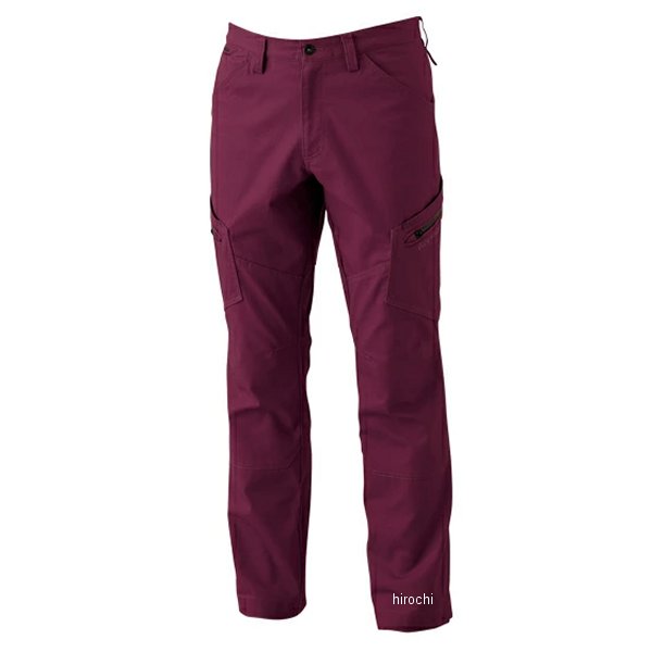 【メーカー在庫あり】 TSデザイン ハイブリッドコットンメンズカーゴパンツ ワイン 3Lサイズ 3514 HD店