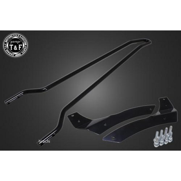 ガレージT＆F 純正フェンダー専用シーシーバー ロング ドラッグスター400クラシック 黒 DS400CB08BK HD店