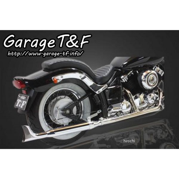 ガレージT＆F 2in1クラシックマフラー ステンレス タイプ4 ドラッグスター400 DS400CSML04 HD店