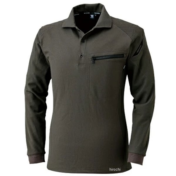【メーカー在庫あり】 TSデザイン ワークニットロングポロシャツ カーキグリーン Lサイズ 5105 HD店