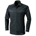 【メーカー在庫あり】 TSデザイン 長袖シャツ 黒 5Lサイズ 5115 HD店