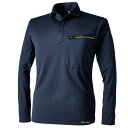 【メーカー在庫あり】 TSデザイン T/C ワークニットロングポロシャツ ネイビー SSサイズ 51305 HD店