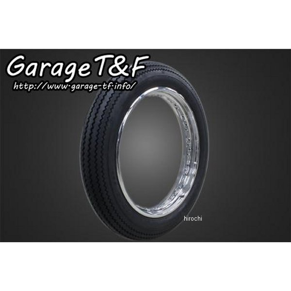ガレージT＆F unilli ユナリ ビンテージタイヤ19×4.00(オールブラック) ドラッグスター400 DS400TR10 HD店