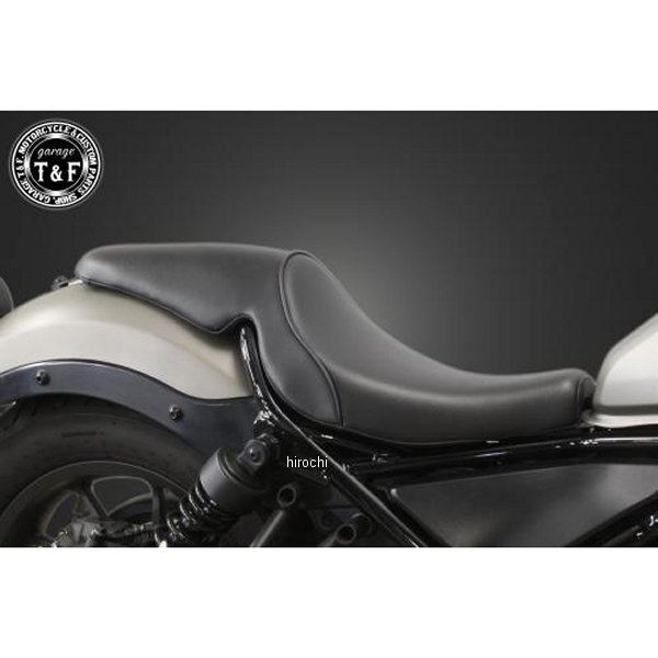ガレージT＆F ガンファイターシート タイプ:スムース レブル250 黒/黒 RB250ST01BKBK HD店