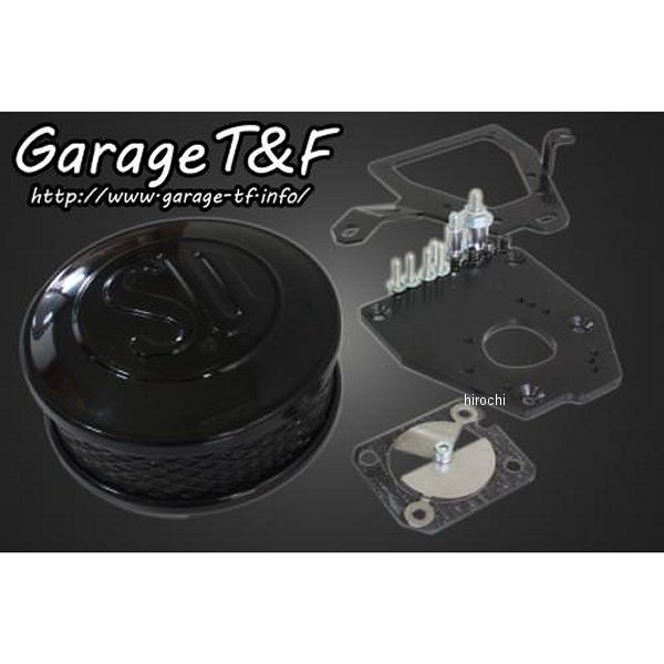 ガレージT＆F SUエアクリーナーキット シャドウ400 黒 SHA400AC12 HD店