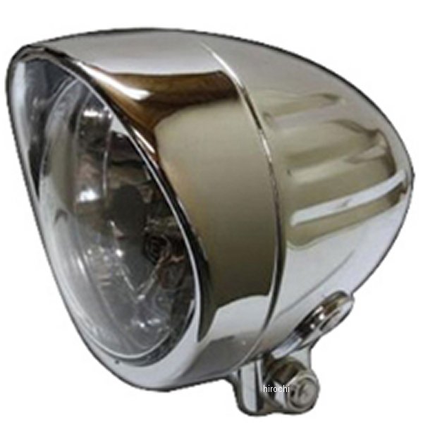 ガレージT＆F 4インチプレーンライト(ショート)スリットタイプ&ライトステー(タイプC)キット SR400 SR400HL08 HD店