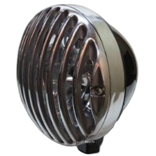 ガレージT＆F 5.75インチバードゲージヘッドライト&ライトステーキット タイプC SR400 黒/ポリッシュ SR400HL19 HD店
