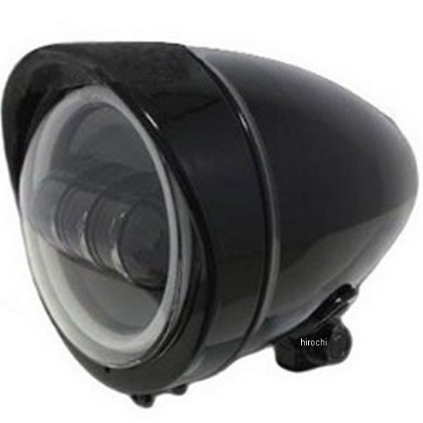 ガレージT＆F 4.5インチロケットライトプロジェクターLED(リング付き) &ライトステーキット ステーC SR400 黒 SR400HL41 HD店
