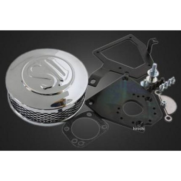 ガレージT＆F SUエアクリーナーキット シャドウスラッシャー400 メッキ SS400AC01 HD店