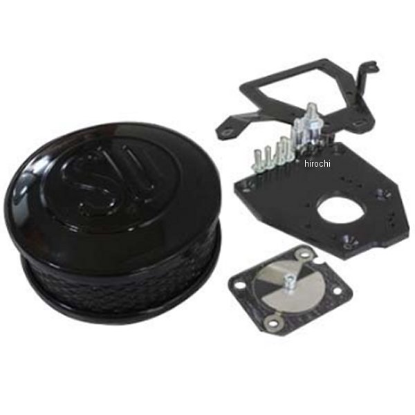 ガレージT＆F SUエアクリーナーキット シャドウスラッシャー400 黒 SS400AC12 HD店