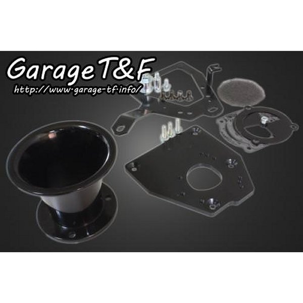 ガレージT＆F ファンネルエアクリーナーキット シャドウスラッシャー400 黒 SS400AC14 HD店