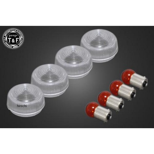 ガレージT＆F 純正ウィンカー専用クリアーレンズセット(小)-A ビラーゴ250 XV250TSLCSSET HD店