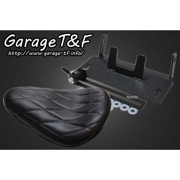 ガレージT＆F ソロシート&リジットマウントキット タイプ:ダイヤ シャドウスラッシャー400 黒 SS400ST09 HD店
