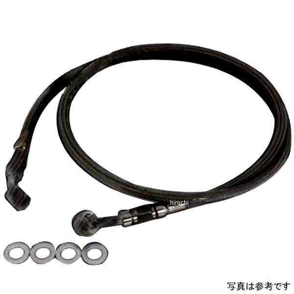 ガレージT＆F ステンメッシュブレーキホース 1200mm スティード400 ブラックコート仕様 ST400BHBK1200 HD店