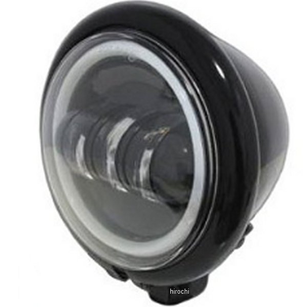 ガレージT＆F 4.5インチベーツライト プロジェクターLED(リング付き) &ライトステーキット タイプD スティード400 黒 ST400HL81 HD店