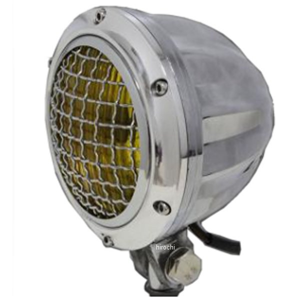ガレージT＆F 4インチビレットヘッドライト+各種ステーSET ステーD スティード400(VLS) ポリッシュ ST400VLSHED01POL HD店