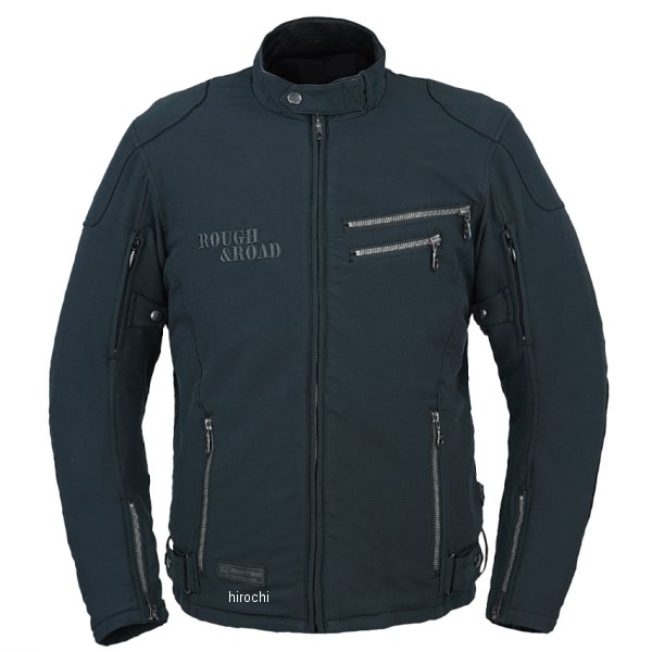 【メーカー在庫あり】 ラフ&ロード 春夏モデル エアスルーソフトシェルストレッチライディングZIPジャ..