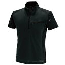 【メーカー在庫あり】 TSデザイン ワークニットショートシャツ 黒/黒 6Lサイズ 846355 HD店(2)