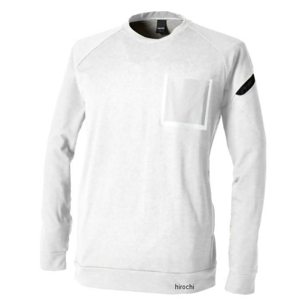 【メーカー在庫あり】 TSデザイン TS DELTA コーデュラスウェットシャツ 白 Lサイズ 8645 HD店