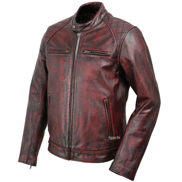 【メーカー在庫あり】 デグナー DEGNER ゴートレザージャケット ワイン 2XLサイズ 18SJ-6 HD店