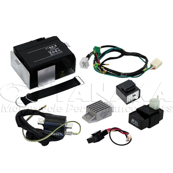 田中商会 LEDウインカー専用 6V車用12Vエンジン換装 ハーネスフルセット シャリイ ca1508 HD店