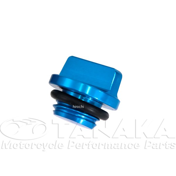田中商会 モンキーカブ系エンジン用アルミ製 フィラーキャップ 青 ca1375 HD店
