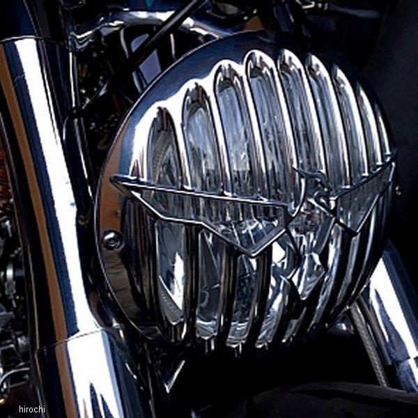 部品屋K&W Suicide Customs イーグルヘッドライト STEED アルミ 00007-SC-1 HD店