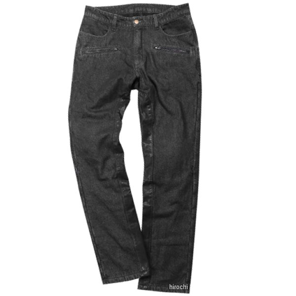 【メーカー在庫あり】 デグナー DEGNER 本革ヒートガード付き裏フリースデニムパンツ メンズ 黒 Mサイズ DP-35 HD店