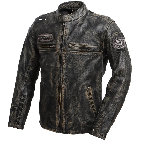 【メーカー在庫あり】 デグナー DEGNER レザーヴィンテージジャケット 黒 Mサイズ 22WJ-5 HD店(2)