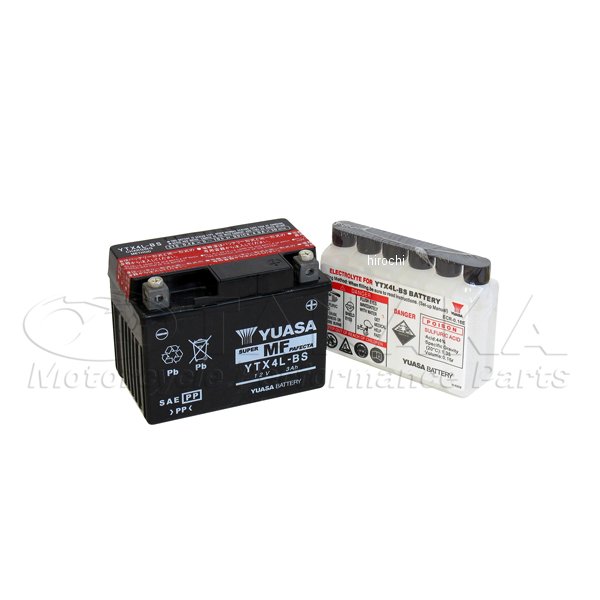 ���澦�� �楢��YUASA YTX4L-BS 12V 3Ah �Хåƥ꡼ ca0935 HDŹ