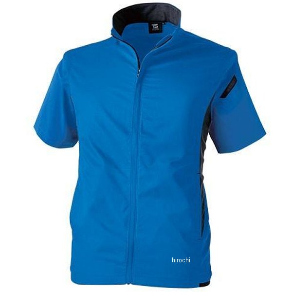 【メーカー在庫あり】 TSデザイン ESスーパーライトストレッチショートスリーブジャケット ロイヤルブルー Lサイズ 6656 HD店