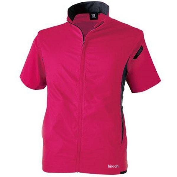 【メーカー在庫あり】 TSデザイン ESスーパーライトストレッチショートスリーブジャケット ワイン Sサ..