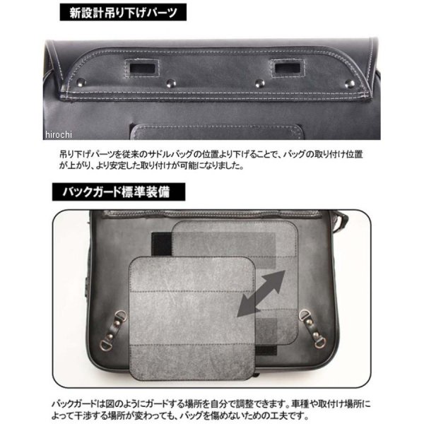 【メーカー在庫あり】 デグナー DEGNER ナイロンサドルバッグ スカルスタッズ NB-1...