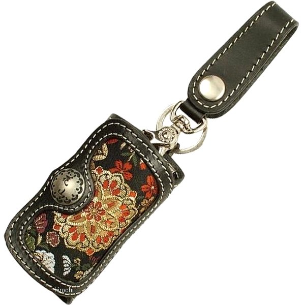 【メーカー在庫あり】 デグナー DEGNER 花山キーケース 黒 花宝 K-6K HD店