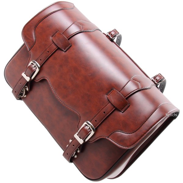 【メーカー在庫あり】 デグナー DEGNER シンセティックレザーサドルバッグ ブラウン DSB-2 HD店