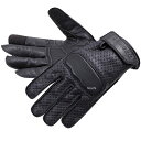 【メーカー在庫あり】 デグナー DEGNER レディースレザーメッシュグローブ 黒/黒 Mサイズ FRTG-78M HD店(2)