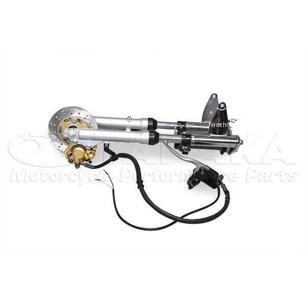 田中商会 φ26フロントフォーク 左側ディスクブレーキキット 510mm モンキー、ゴリラ シルバー ca0101 HD店