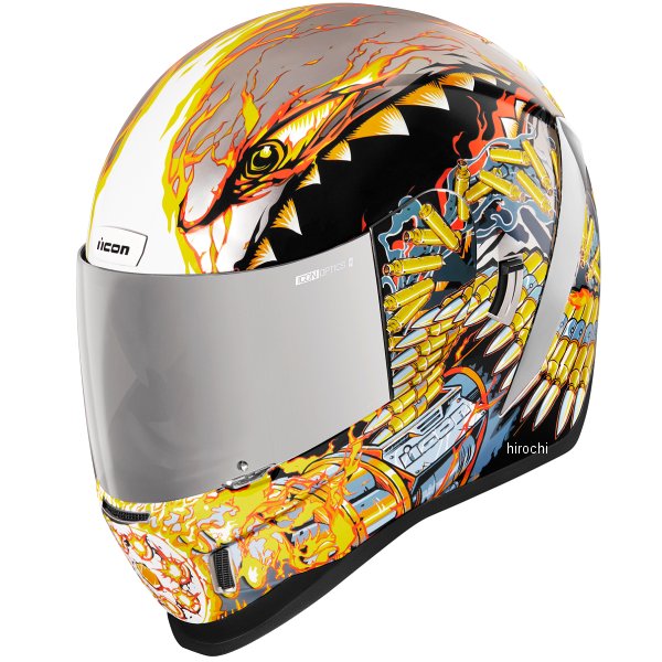 アイコン ICON フルフェイスヘルメット AIRFORM WARTHOG シルバー 2XLサイズ 0101-13689 HD店