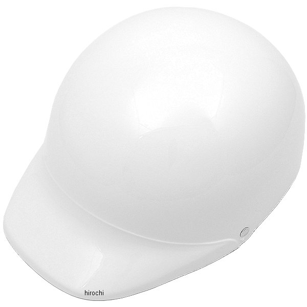 Half Cap Type - 【メーカー在庫あり】 NBS バイクパーツセンター ハーフヘルメット 白 フリーサイズ(57-60cm未満) 7004 HD店