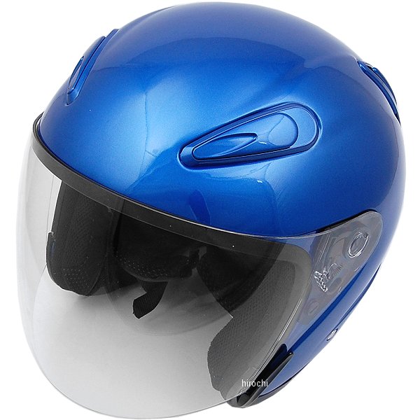 NBS バイクパーツセンター エアロフォルムジェットヘルメットカラー:ブルーサイズ:L(59-60cm未満)【仕様説明】ヘルメット後部に設置されたスポイラーで高速走行時の安定性が向上し、前後のエアーインテークは吸入効率を高めつつ、静粛性もアップ。ヘルメット内部エアーの排出により快適性も追及しました。内装の取り外しが可能で、汚れたら洗濯をして常に清潔に保てます。対象排気量:全排気量対応【規格】SG【届出事業者】株式会社ワイビーエー【検査機関】一般財団法人製品安全協会722104楽天 HD店　