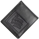 【メーカー在庫あり】 デグナー DEGNER 2つ折り レザー ウォレット 黒/黒 W-119 HD店
