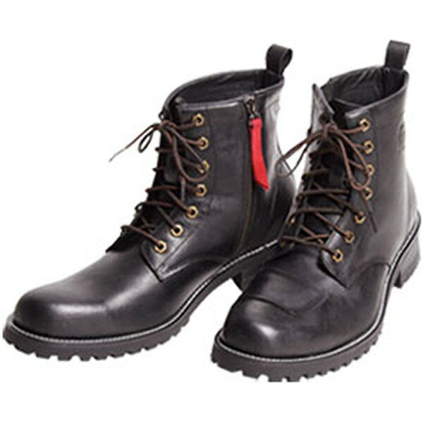 デグナー DEGNER シフトガード付レザーZIPブーツ 黒 28cm HS-B6 HD店