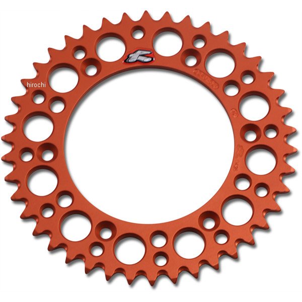【USA在庫あり】 レンサル RENTHAL リア スプロケット アルミ 520 42T KTM、ハスクバーナ、フサベル オレンジ 1211-2469 HD店